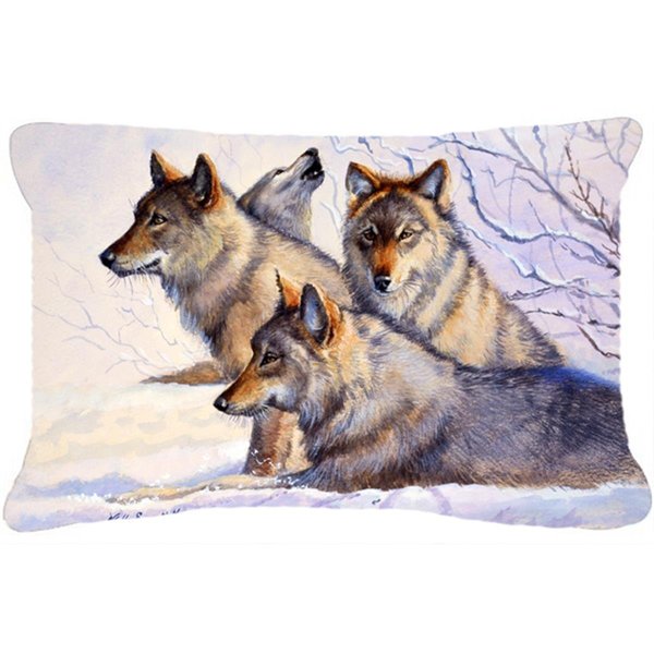 Micasa Wolves by Mollie Field Fabric Decorative Pillow MI714674